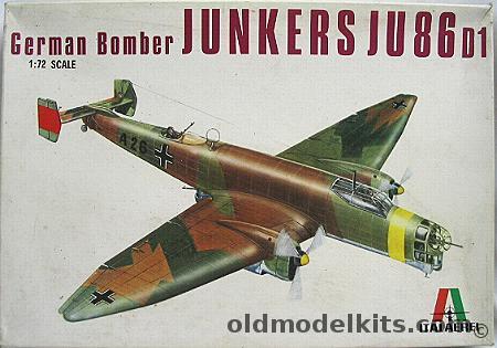 Italaerei 1/72 Junkers Ju-86 D1 - Spanish Civil war or Luftwaffe, 114 plastic model kit